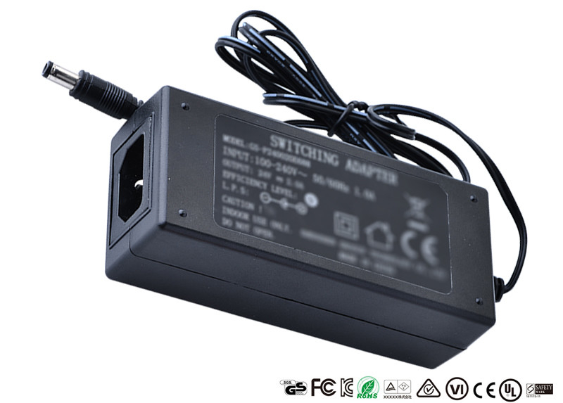 DOE VI AC DC Power Adapter 12V 5A 60W UL CE KC Approved For LED Strip
