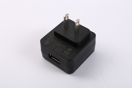 Черный переходник 5V 1.2A 5V 0.5A IEC60335 IEC60065 силы USB PD цвета 6W 5V 1A